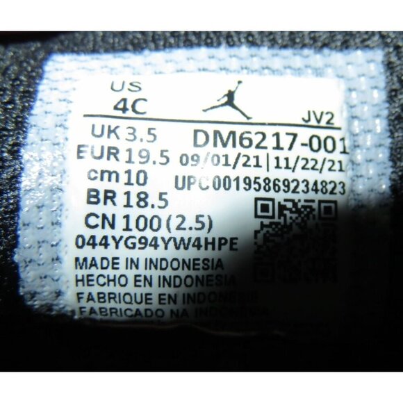 Nike Air Jordan 1 ZEN MASTER Mid Se Toddler 4C Black, Coral & White DM6217-001 - Picture 8 of 8